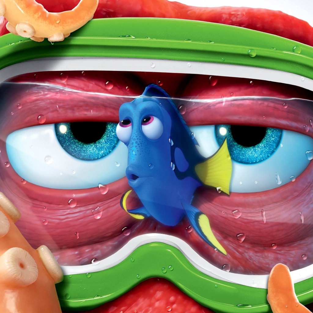 Screenshot №1 pro téma Finding Dory 3D Film and Nemo Fish 1024x1024