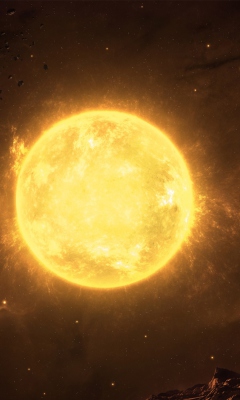 Screenshot №1 pro téma Yellow Sun 240x400