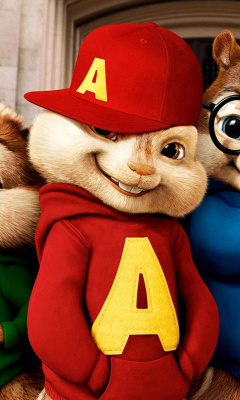 Alvin and the Chipmunks wallpaper 240x400