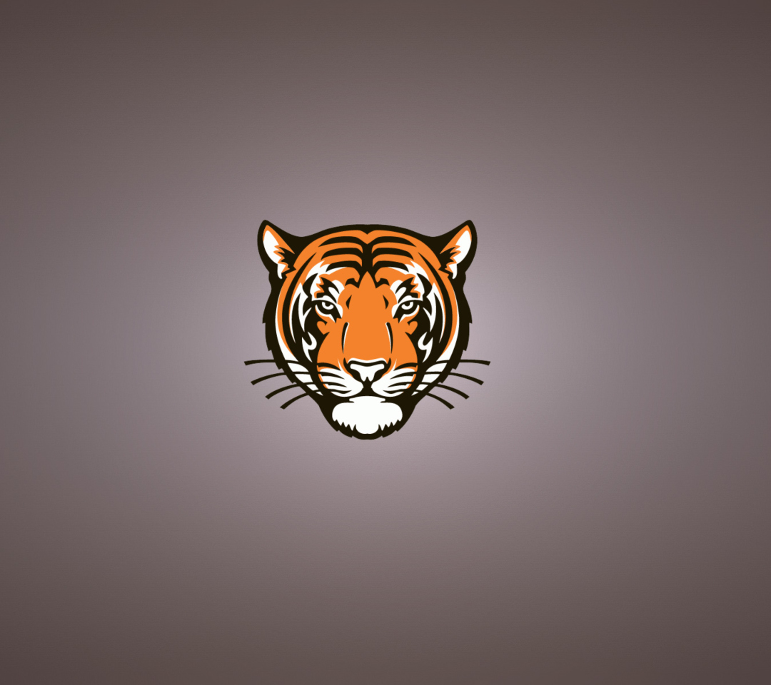 Fondo de pantalla Tiger Muzzle Illustration 1080x960