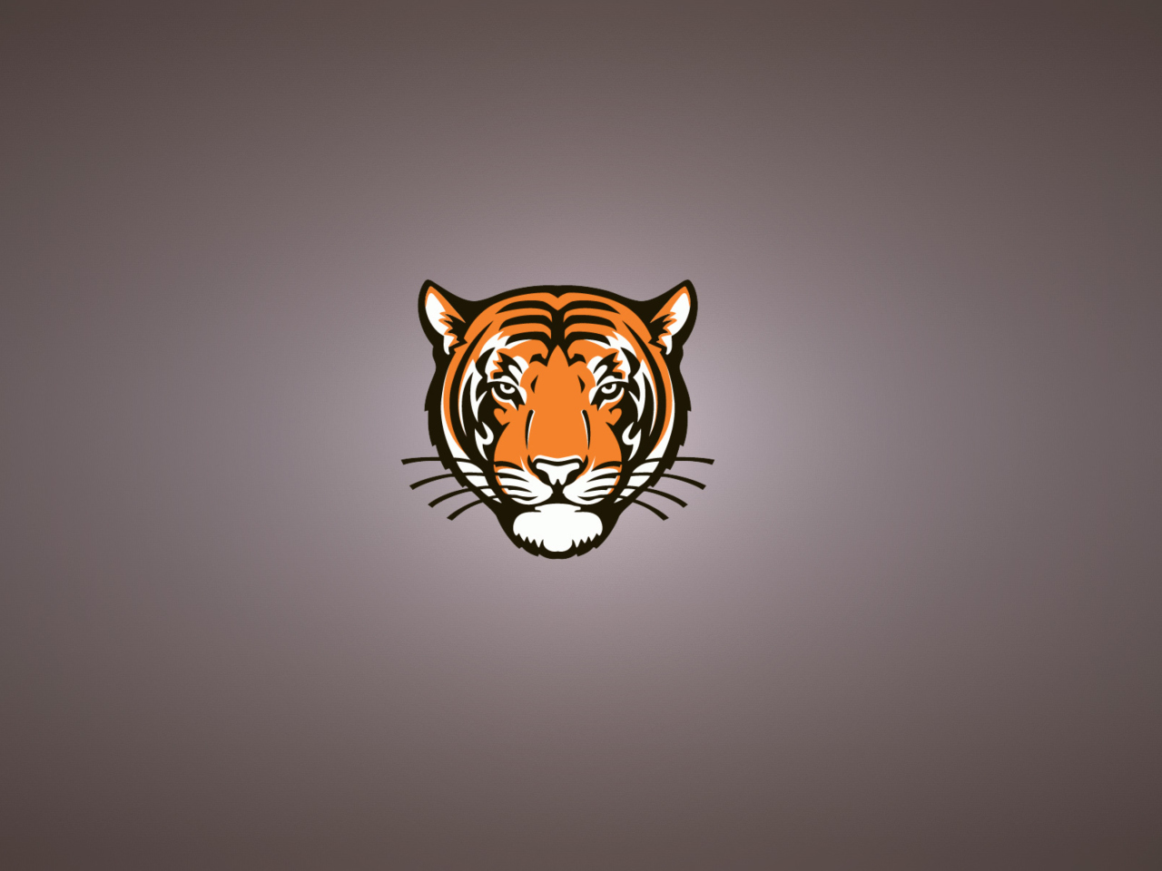 Tiger Muzzle Illustration wallpaper 1280x960