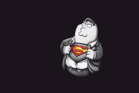 Screenshot №1 pro téma Family Guy's Superman 480x320