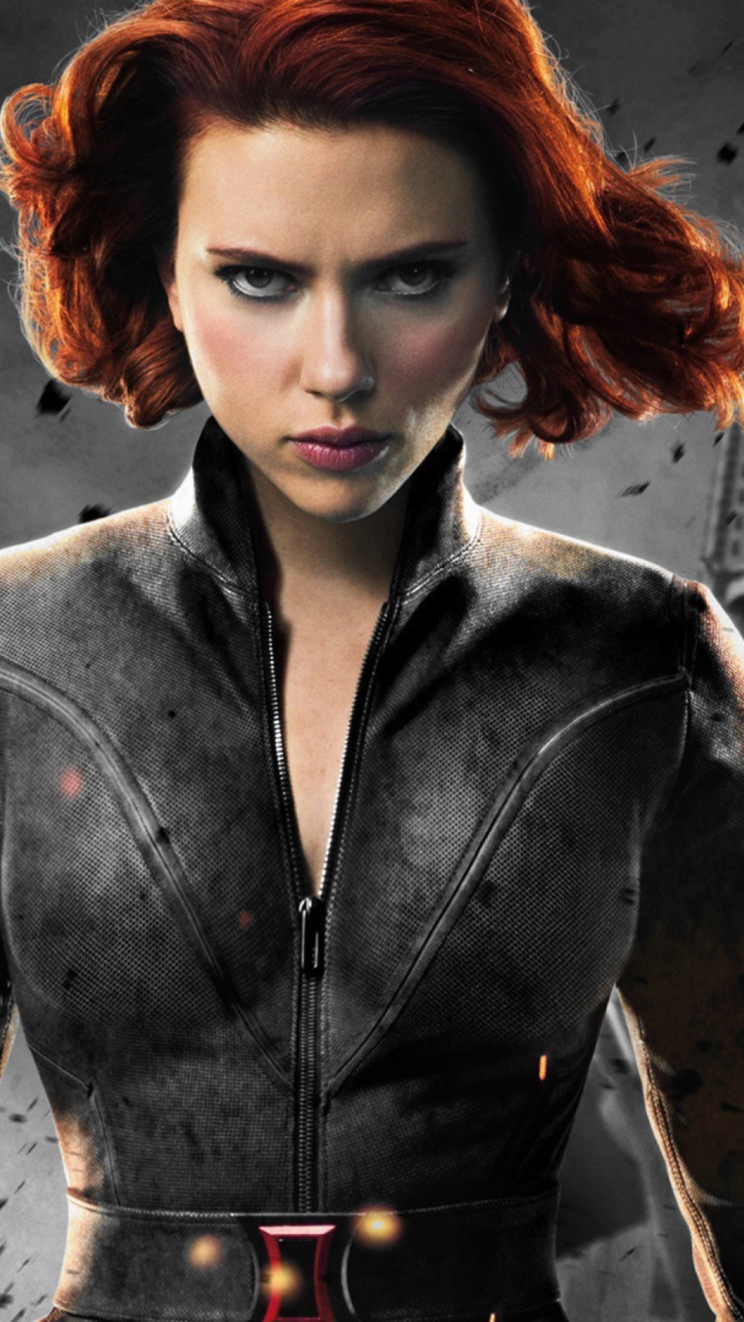 Обои Black Widow - The Avengers 2012 1080x1920