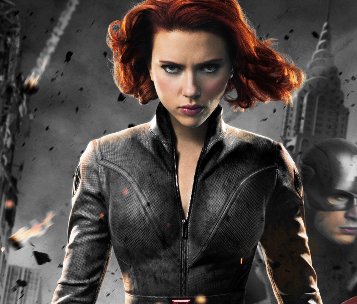 Screenshot №1 pro téma Black Widow - The Avengers 2012 1200x1024