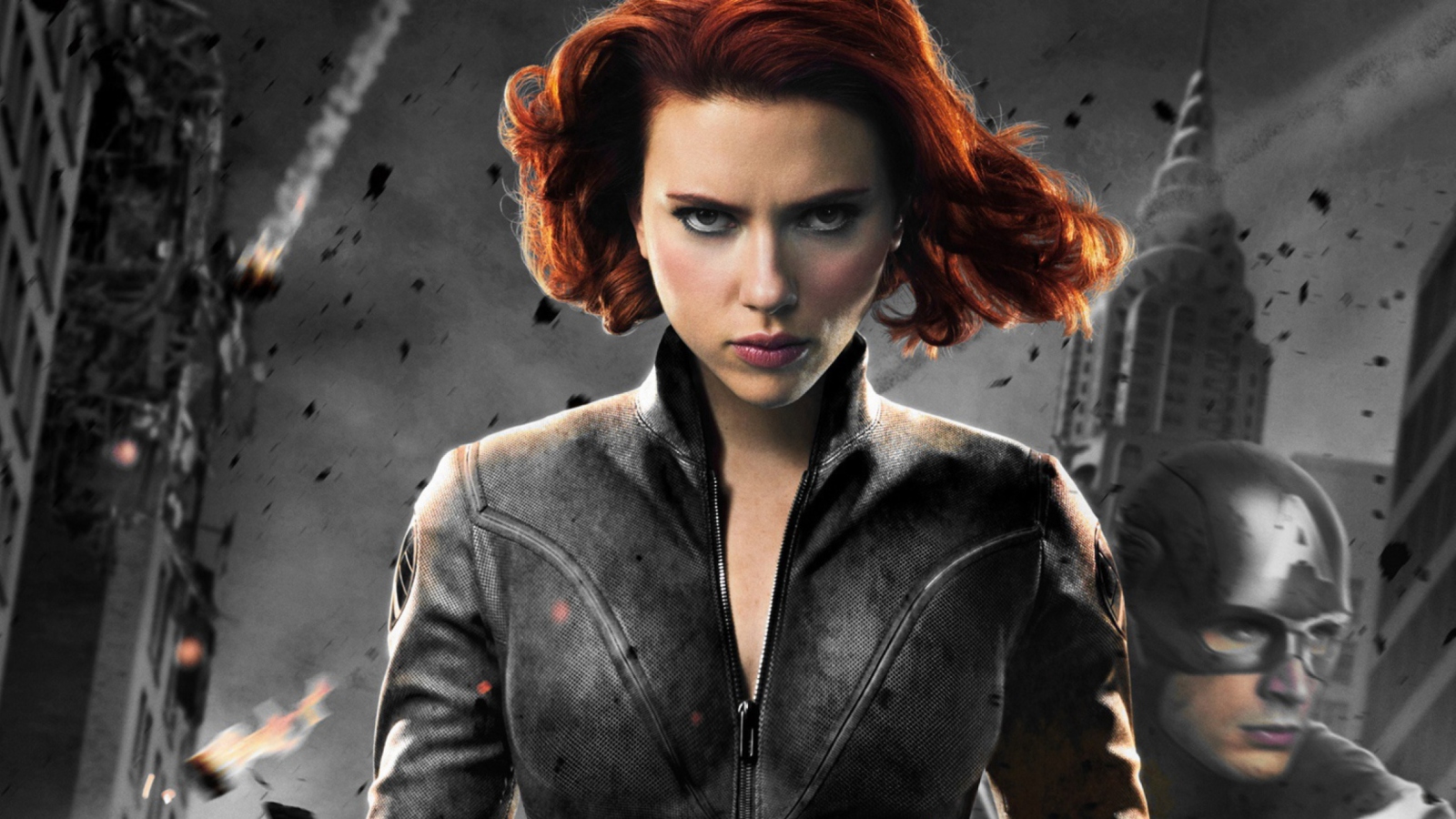 Fondo de pantalla Black Widow - The Avengers 2012 1600x900