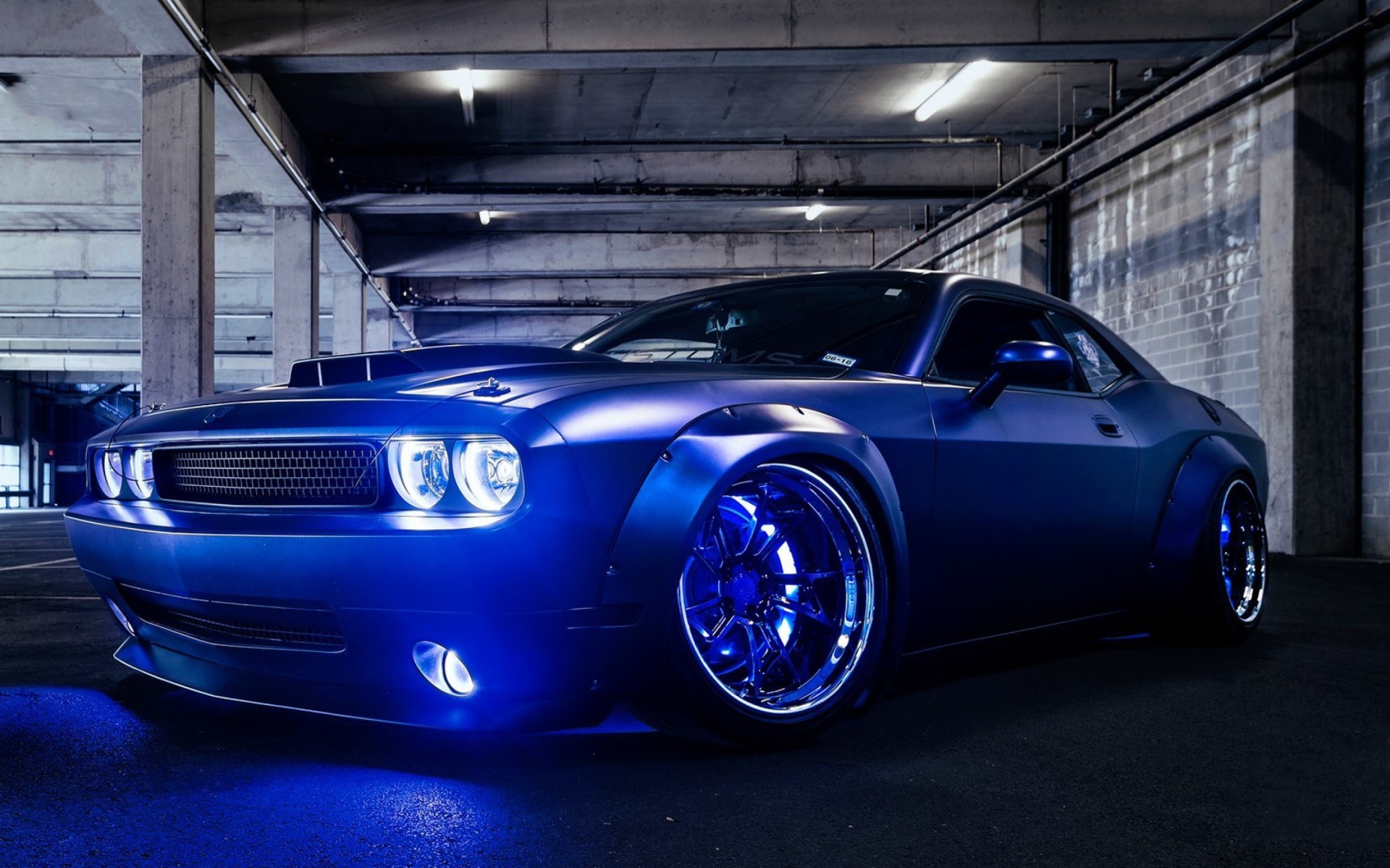 Das Blue Dodge Challenger Wallpaper 1920x1200