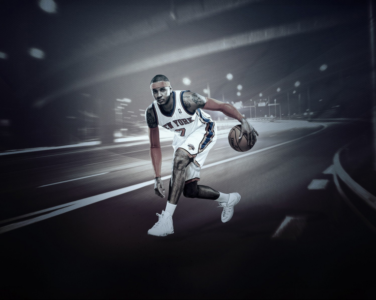 Sfondi Carmelo Anthony from New York Knicks NBA 1600x1280