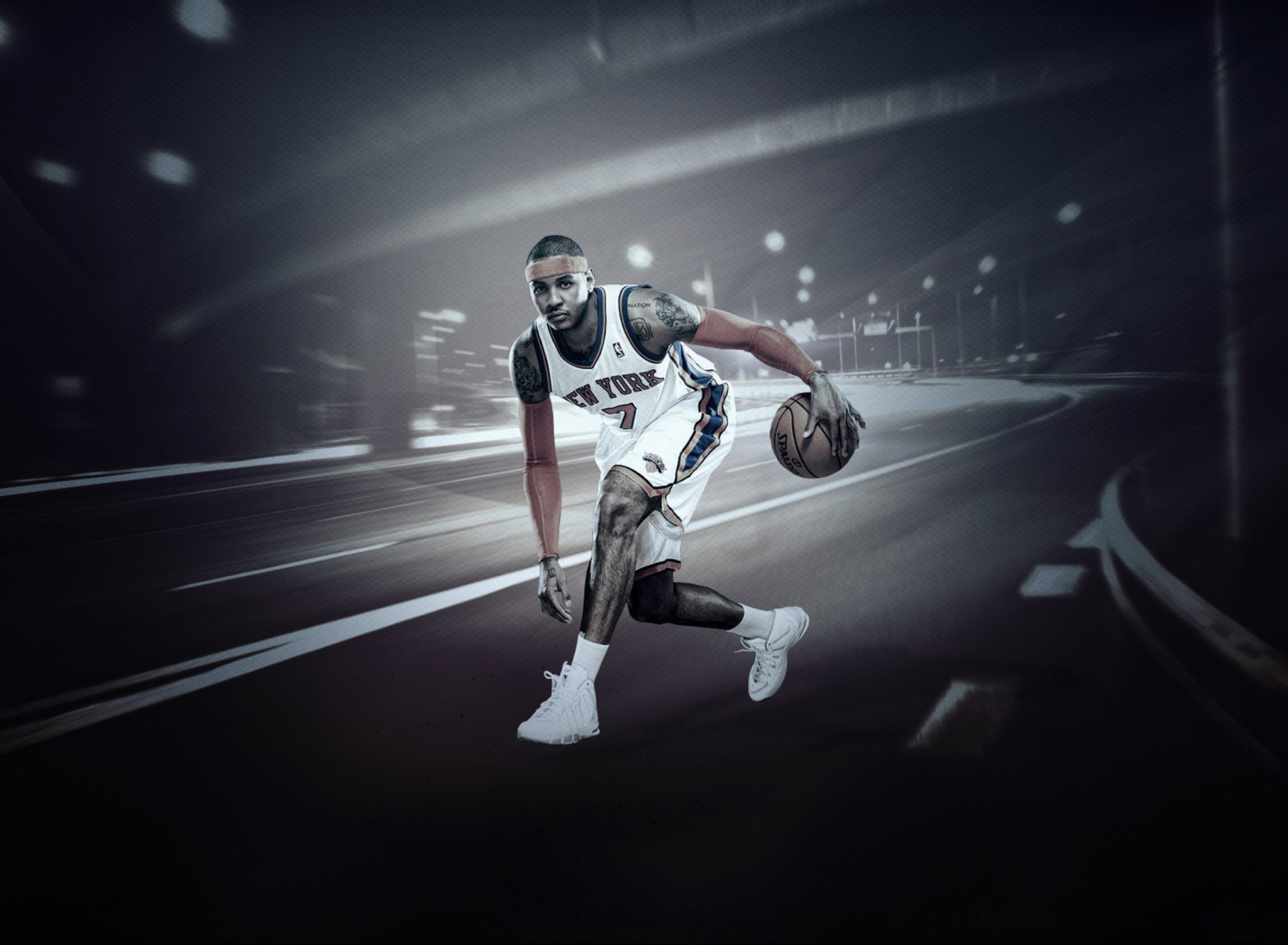 Fondo de pantalla Carmelo Anthony from New York Knicks NBA 1920x1408