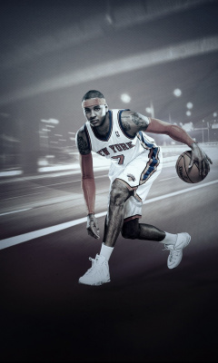 Обои Carmelo Anthony from New York Knicks NBA 240x400