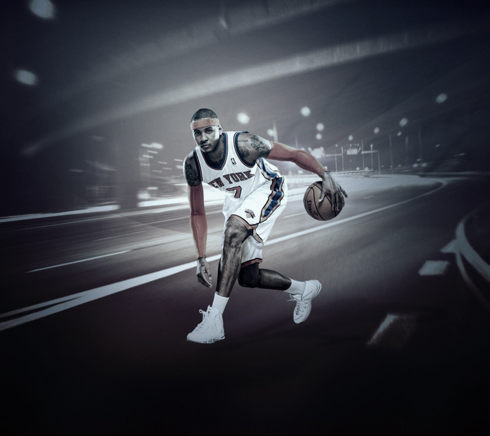 Screenshot №1 pro téma Carmelo Anthony from New York Knicks NBA 960x854