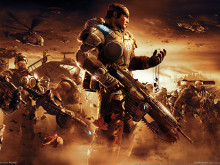 Screenshot №1 pro téma Gears Of War 2 320x240