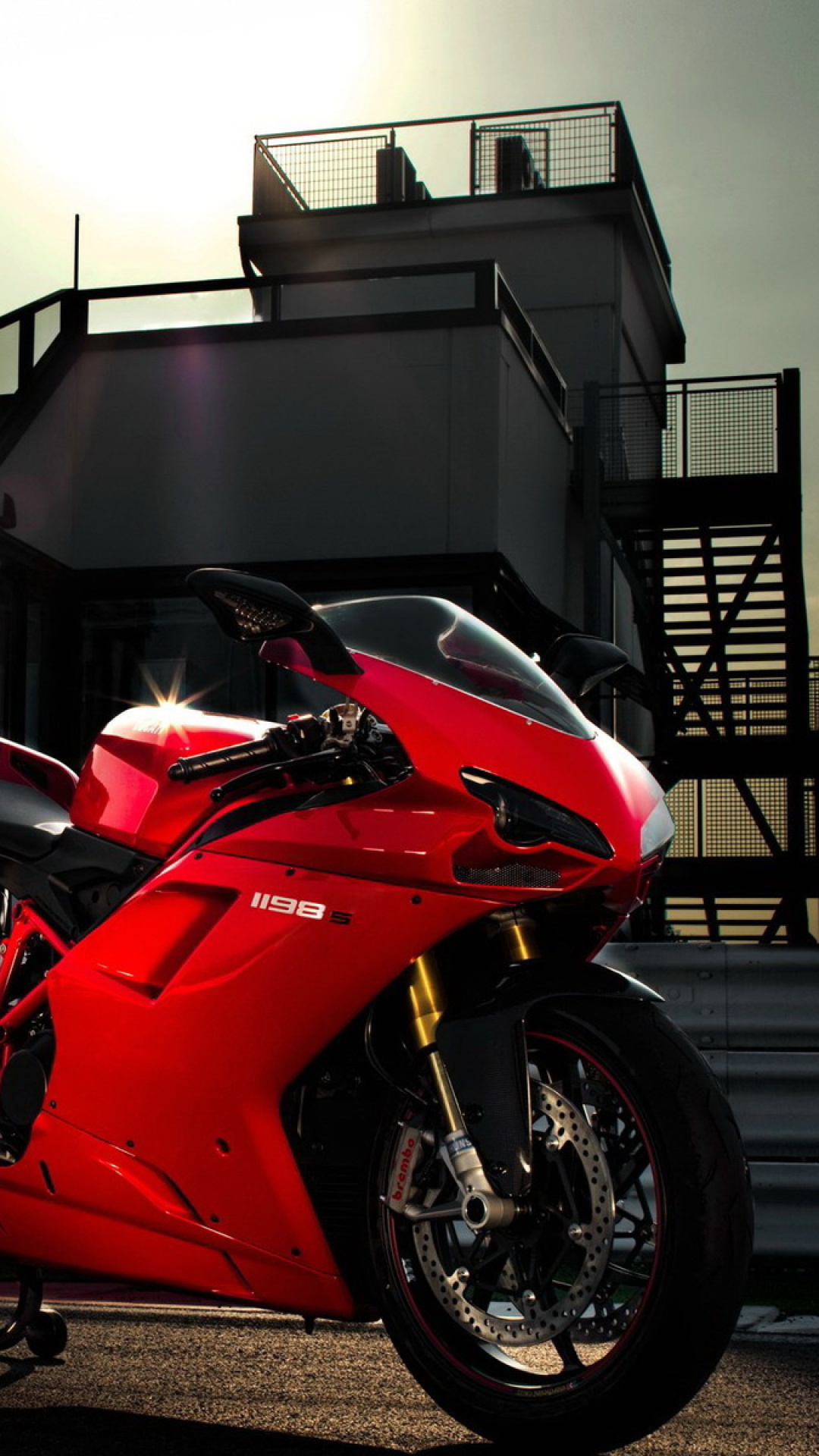 Fondo de pantalla Bike Ducati 1198 1080x1920