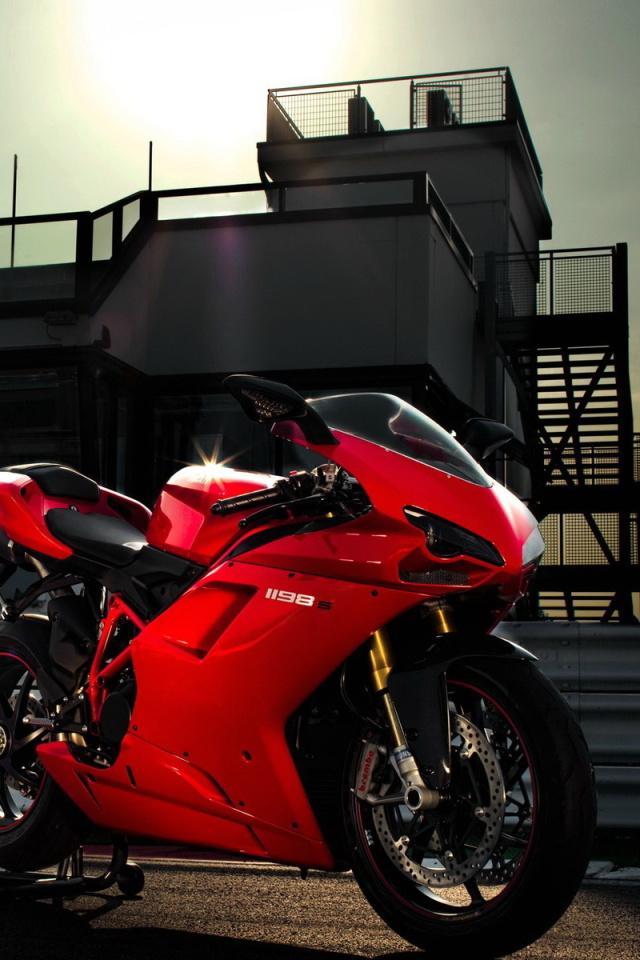 Fondo de pantalla Bike Ducati 1198 640x960