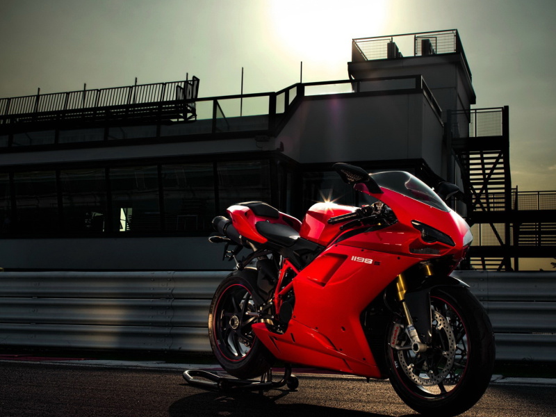 Das Bike Ducati 1198 Wallpaper 800x600