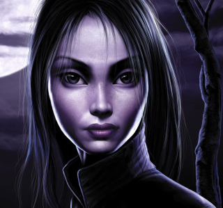 Moonlight Girl - Obrázkek zdarma pro iPad 3