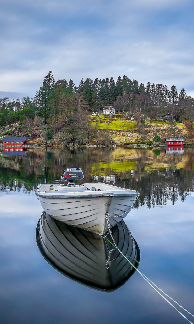 Sfondi Norway town landscape 768x1280