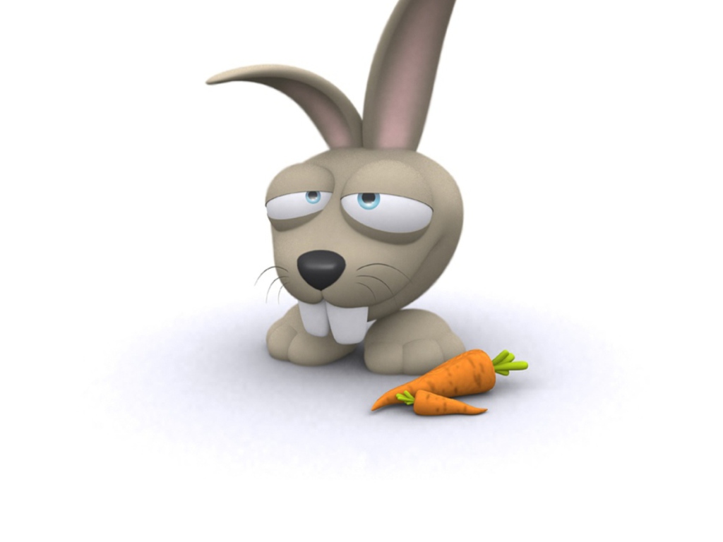 Screenshot №1 pro téma Funny Bunny 1024x768