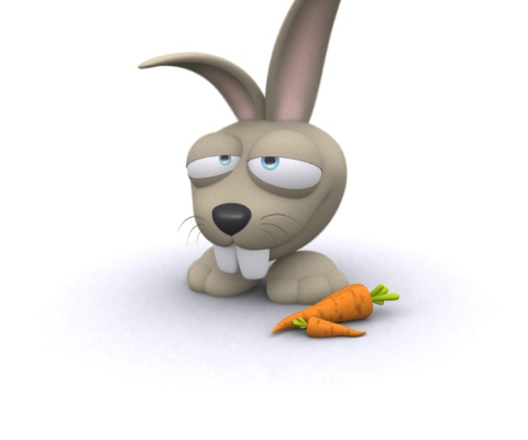 Screenshot №1 pro téma Funny Bunny 480x400