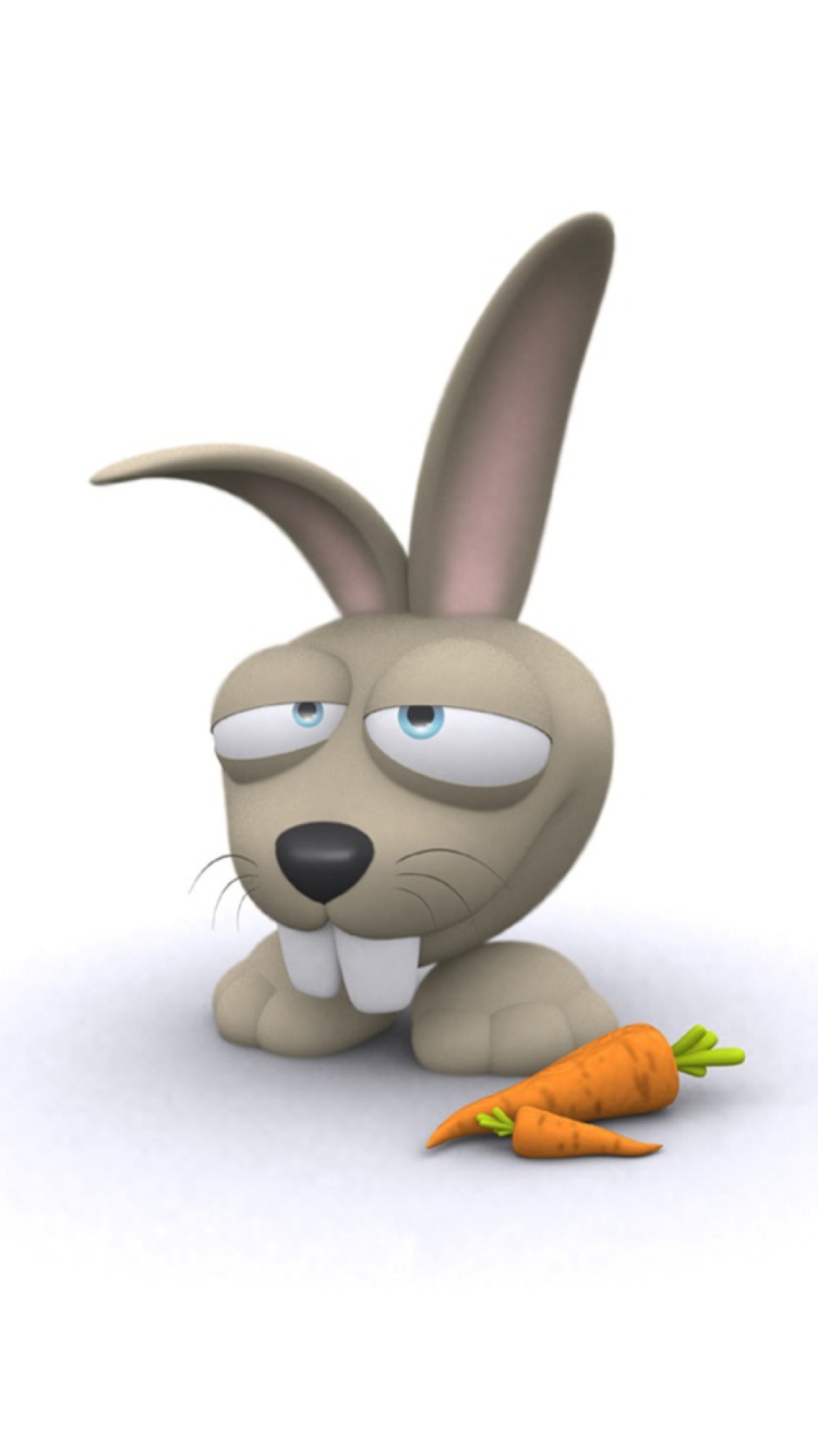 Fondo de pantalla Funny Bunny 750x1334