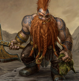 Dwarf Slayer - Obrázkek zdarma pro iPad
