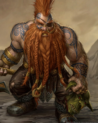 Dwarf Slayer - Obrázkek zdarma pro Nokia C1-01