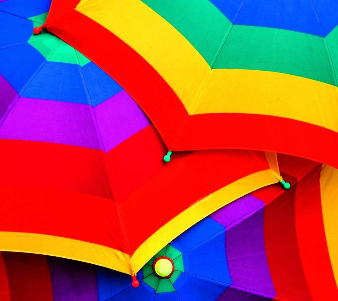 Screenshot №1 pro téma Rainbow Umbrellas 1080x960