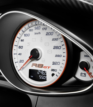 Audi R8 Gt Speedometer papel de parede para celular para 320x480