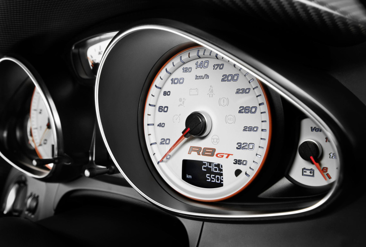 Screenshot №1 pro téma Audi R8 Gt Speedometer