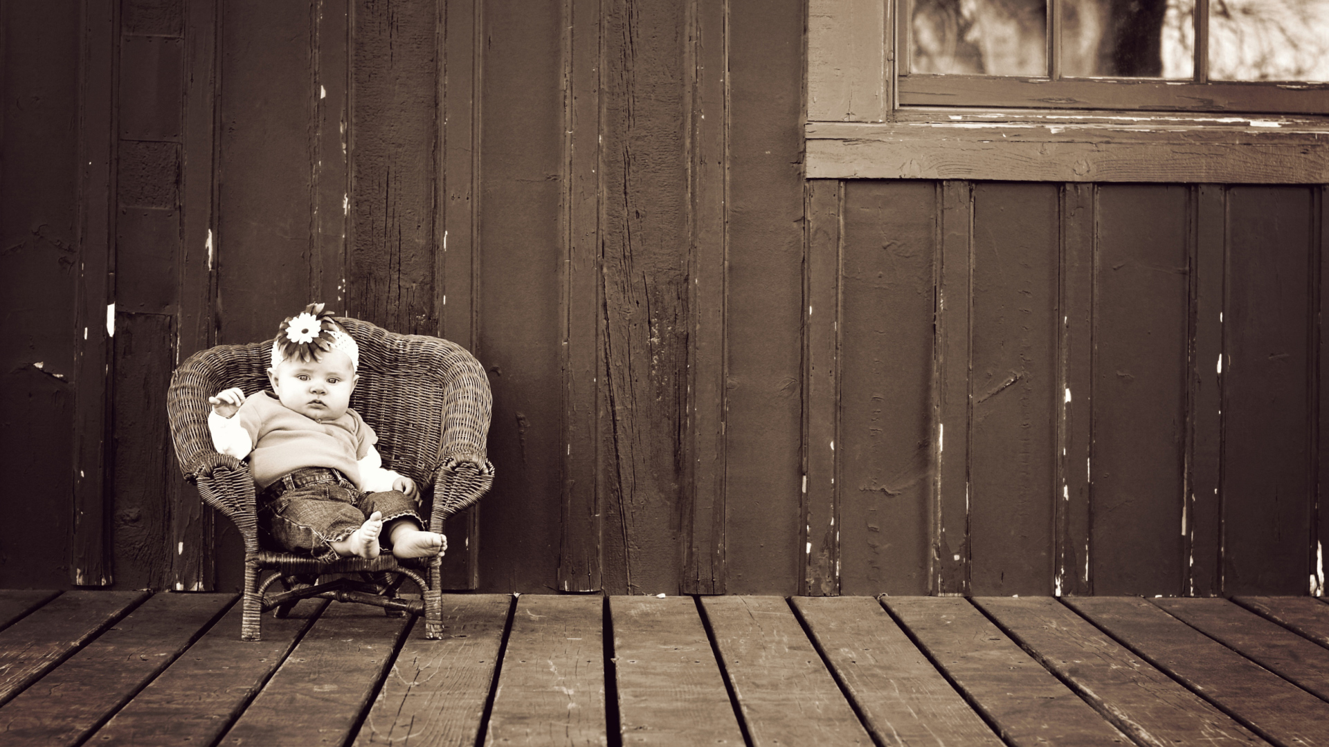 Screenshot №1 pro téma Cute Baby Vintage Style 1920x1080