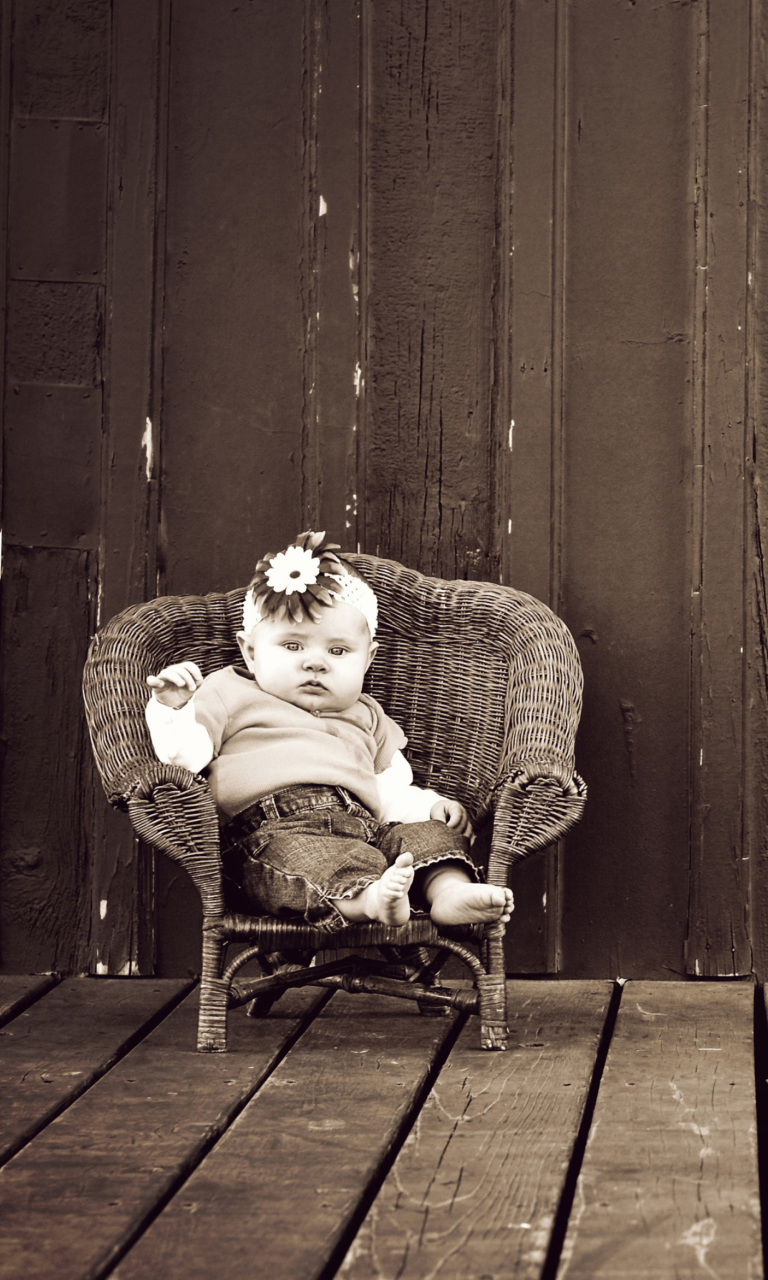 Screenshot №1 pro téma Cute Baby Vintage Style 768x1280