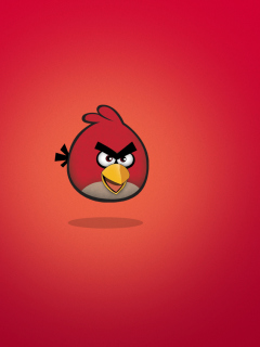 Обои Angry Birds Red 240x320