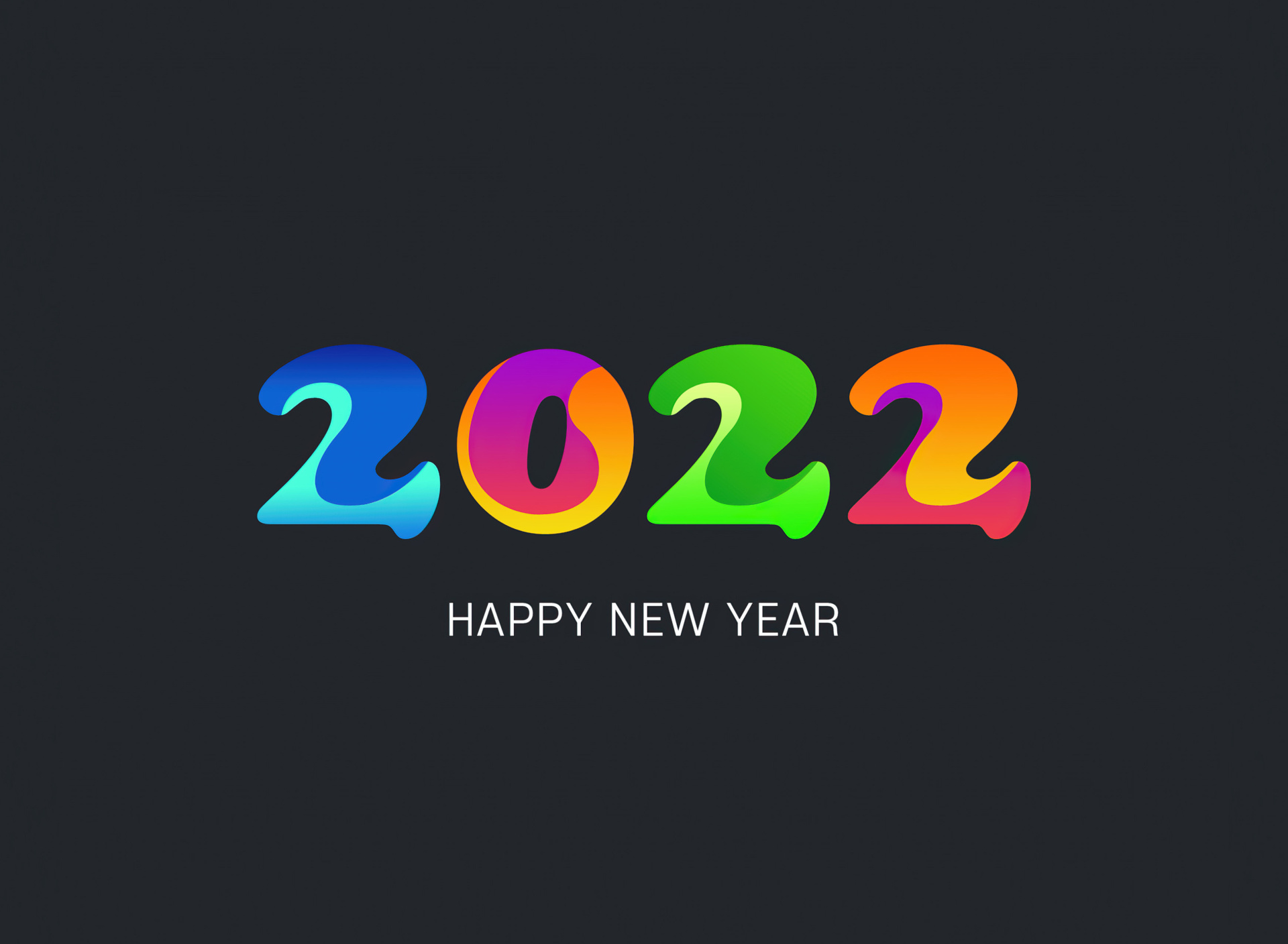 Обои Happy new year 2022 1920x1408