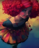 Fondo de pantalla Fantasy Girl 128x160