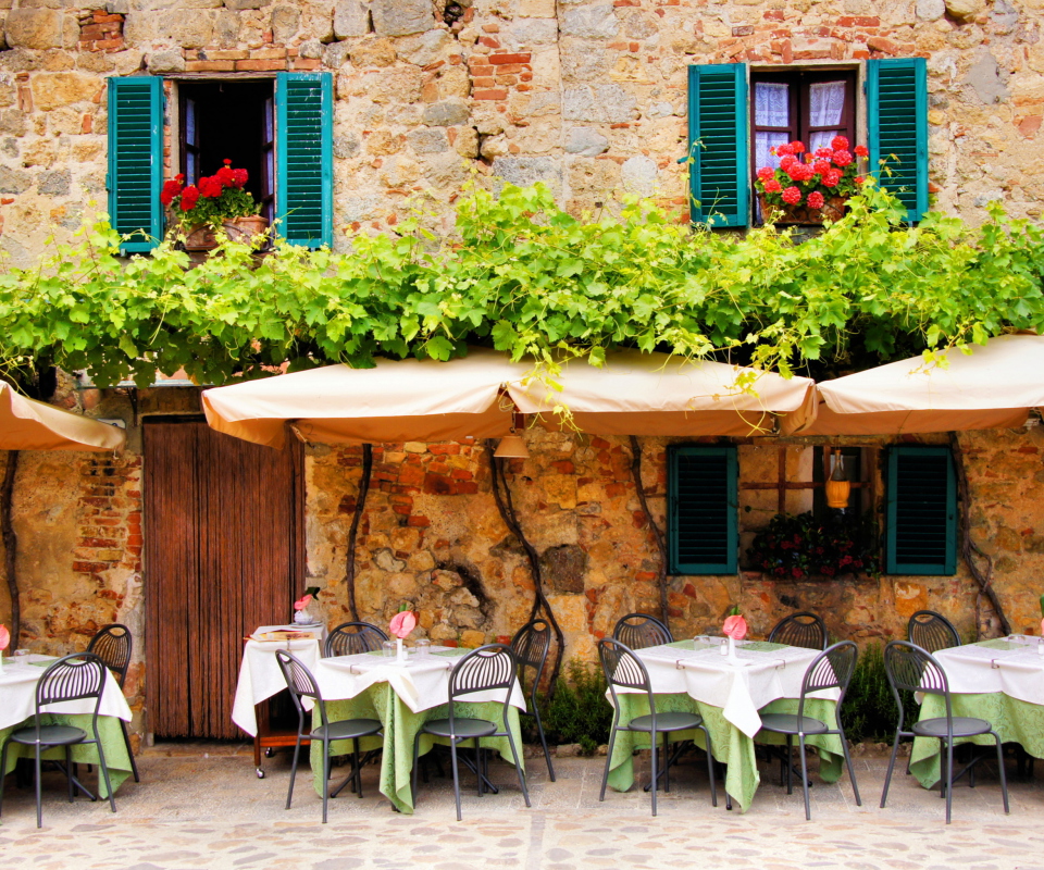 Das Tavern In Italy Wallpaper 960x800