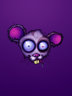 Fondo de pantalla Crazy Mouse 240x320