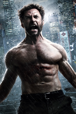 The Wolverine 2013 wallpaper 320x480