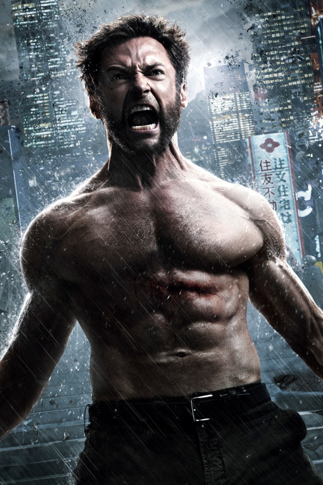 Fondo de pantalla The Wolverine 2013 640x960