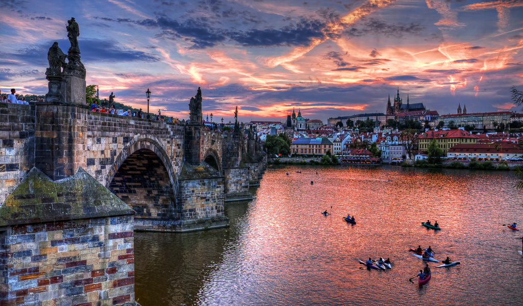 Screenshot №1 pro téma Charles Bridge in Prague 1024x600