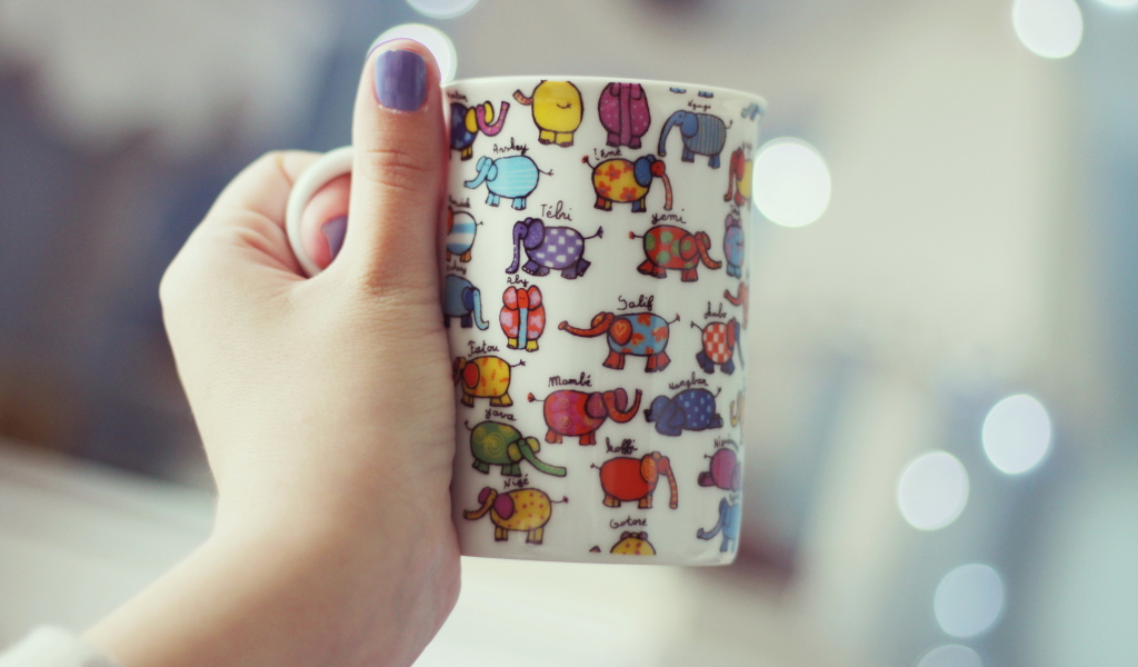 Funny Mug With Elephants screenshot #1 1024x600