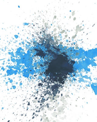 Splashes Of Blue - Obrázkek zdarma pro 128x160