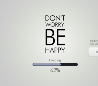 Don't Worry Be Happy papel de parede para celular para iPad Air