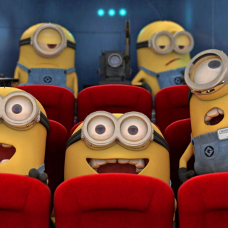 Despicable Me 2 in Cinema Background for iPad