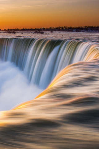 Fondo de pantalla Niagara Falls 320x480
