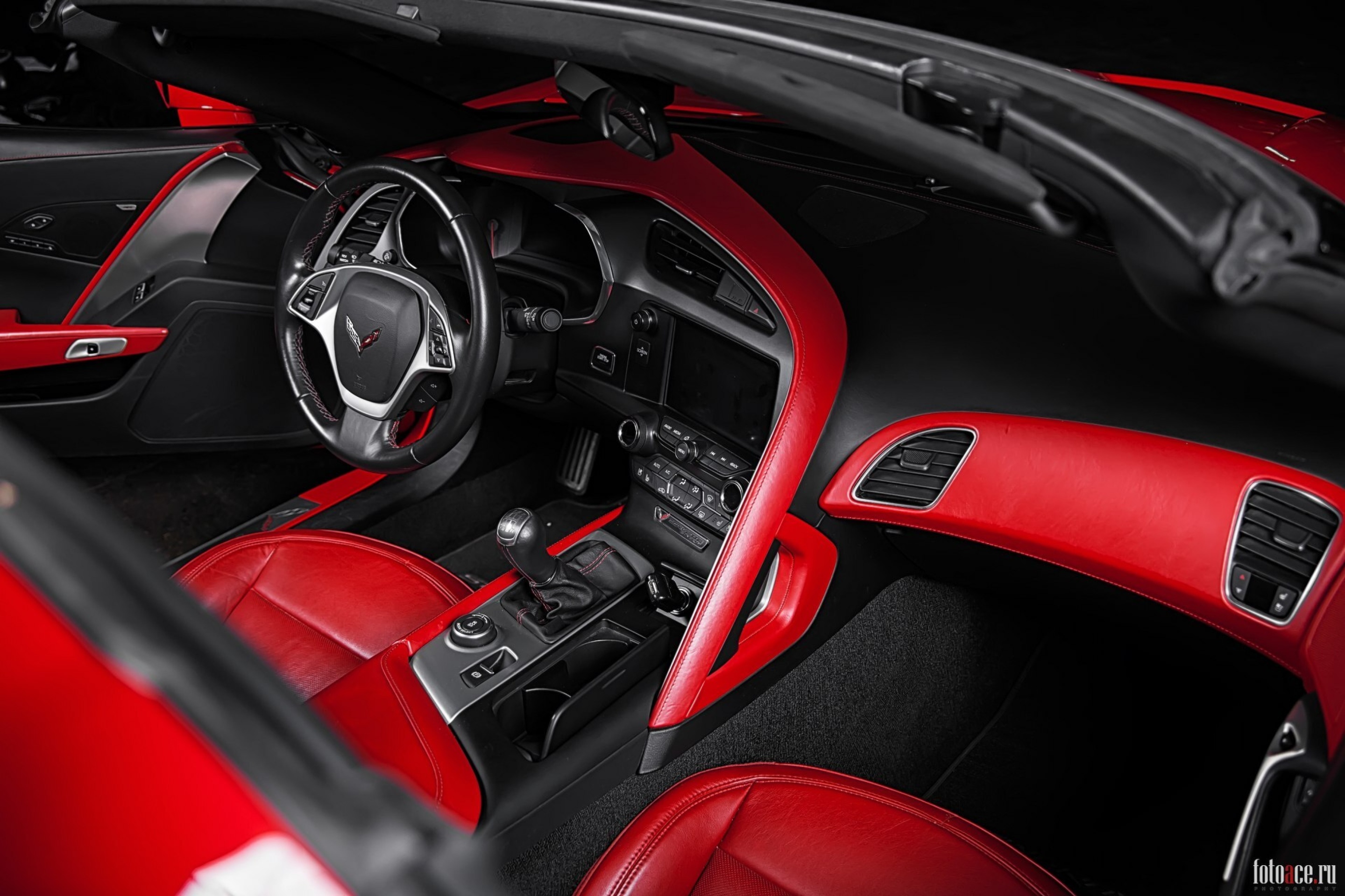 Fondo de pantalla Corvette Stingray C7 Interior 2880x1920