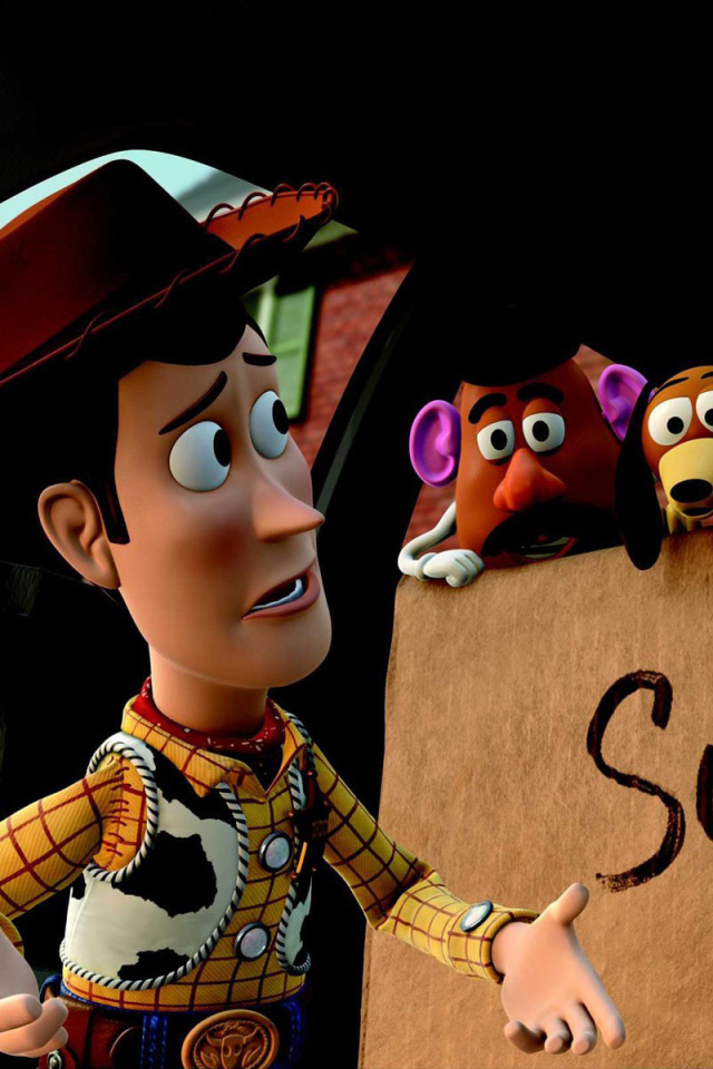 Fondo de pantalla Toy Story 3 640x960