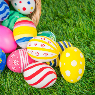 Easter Eggs and Nest sfondi gratuiti per iPad mini