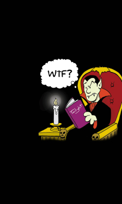 Dracula Reading Twilight screenshot #1 240x400