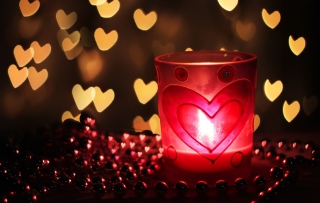 Love Candle Wallpaper for Android, iPhone and iPad