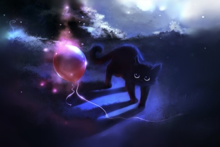 Black Kitty - Obrázkek zdarma pro Android 1600x1280