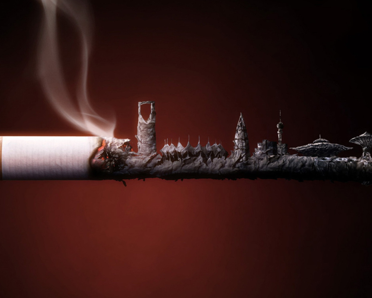 Screenshot №1 pro téma Smoked Cigarette 1280x1024